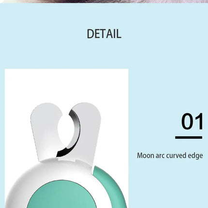 Precision Cat Nail Clipper with Safety Guard and LED Light