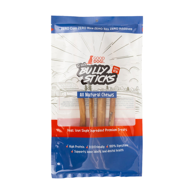 All-Natural Beef Bully Stick Dog Treats – Nutrient-Rich, and High-Protein