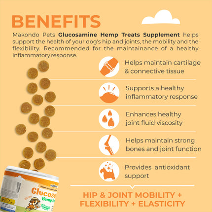 Glucosamine for Dogs - 120 Soft Chews