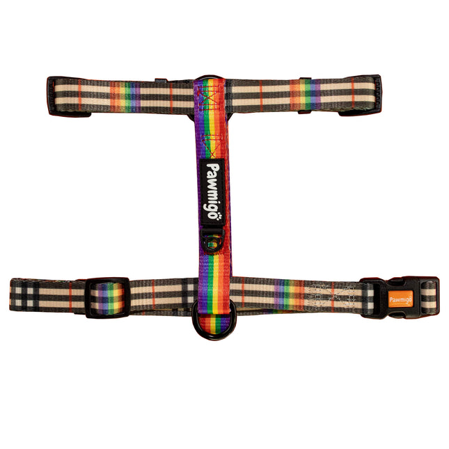 Rainbow Plaid Free-Fit Harness