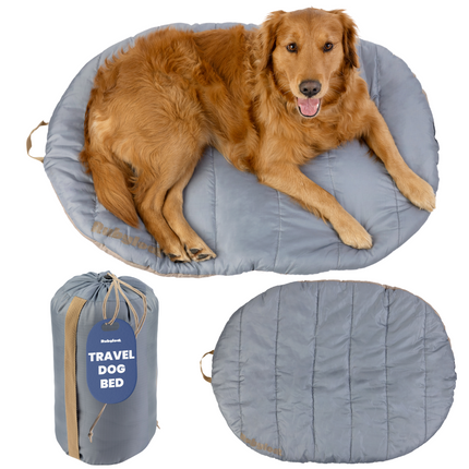 Travel Dog Bed - Foldable & Packable for Travel, Road Trip, Camping