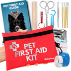 Pet First Aid Kit for Dogs & Cats: 1 Travel Size