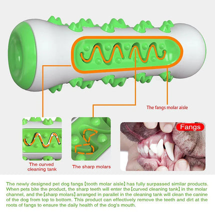 Chew-Resistant Rubber Dog Toy for Dental Health