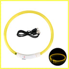 Yellow USB 50CM / XS Neck 28-38 cm