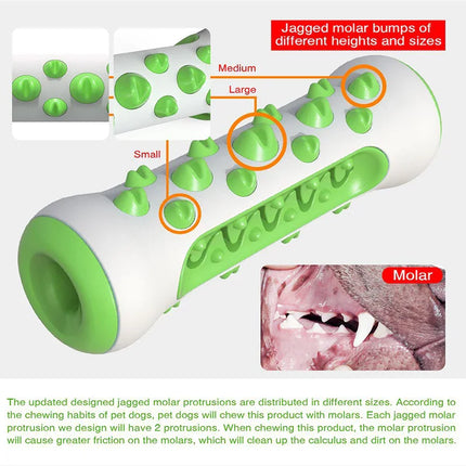 Chew-Resistant Rubber Dog Toy for Dental Health