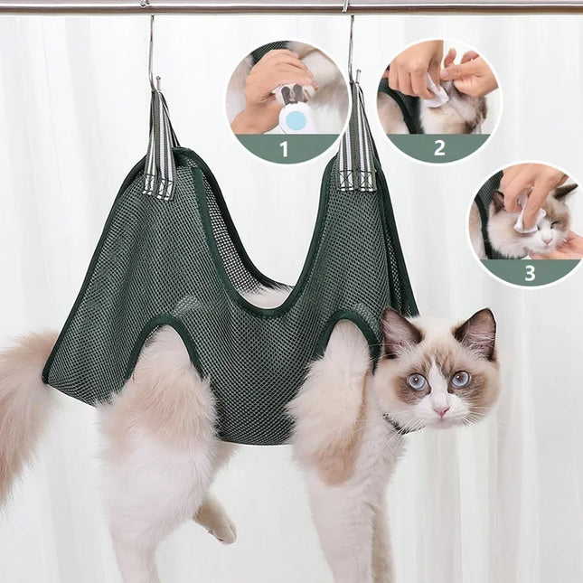 Pet Grooming Hammock for Dogs and Cats
