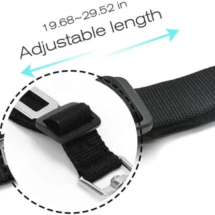 Pet Car Seat Belt Harness – Adjustable Safety Clip for Dogs & Cats