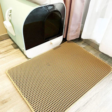 Cat Litter Mat – Waterproof Double Layer For Clean Floors