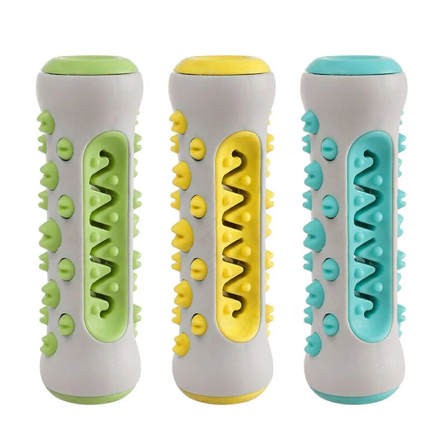 Chew-Resistant Rubber Dog Toy for Dental Health