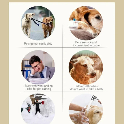 No-Rinse Cat Bath Wipes For Stress-Free Cleaning - 6Pcs