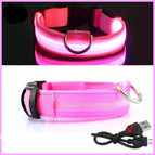 Pink USB Charging / XS Neck 28-38 cm