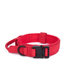 Red dog collar / M (36-48CM)