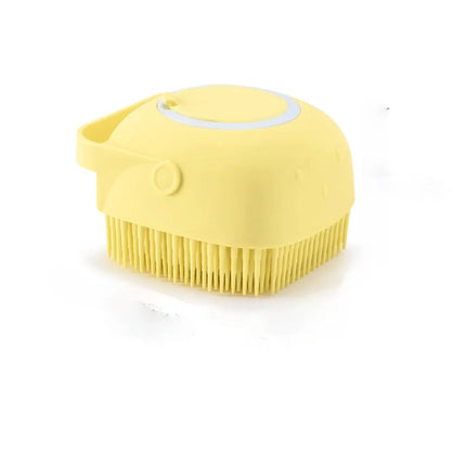 Dog & Cat Bath Massage Brush – Soft Silicone Pet Accessories Tools