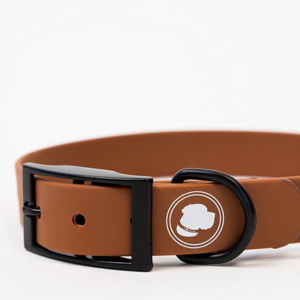 The Modern Dog Company - Coco Brown Collar (Weather + Odor Resistant)