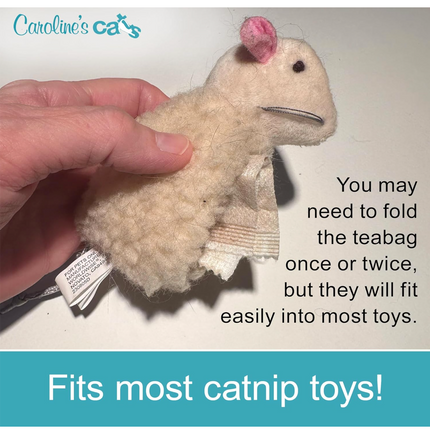 Caroline's Cats Silvervine Powder Packets for Cat Toys - Gall Fruit Refill Pouches More Potent Than Catnip Replacements for Flapping Bird, Flopping Fish, and More