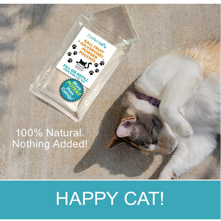 Caroline's Cats Silvervine Powder Packets for Cat Toys - Gall Fruit Refill Pouches More Potent Than Catnip Replacements for Flapping Bird, Flopping Fish, and More