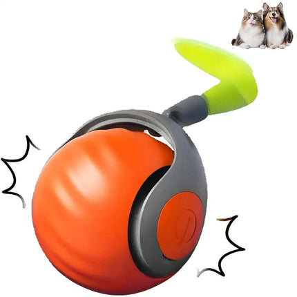 Speedy Tail 2.0 Smart Interactive Cat Toy Automatic Moving Balls for Cats And Dogs Touch Motion Rolling Toy Ball for Pet Gift