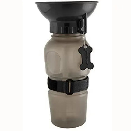500ml Outdoor Portable Pet Water Bottle – Leakproof Dog & Cat Travel Cup with Drinking Bowl Feeder