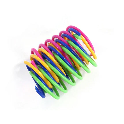 Colorful Cat Spring Toys – Durable Coil Play for Kittens
