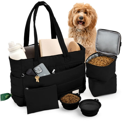 Puffer Dog Travel Bag for Dog Moms