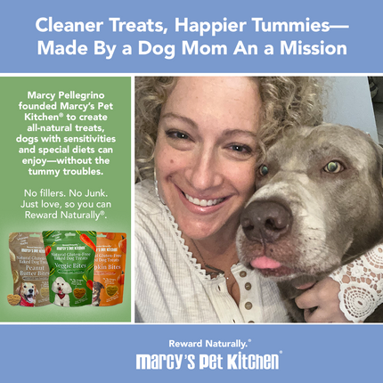 Marcy's Pet Kitchen® - 'On-The-Go' All-Natural, Vegan Veggie Biscuit 1 oz Healthy Dog Treats
