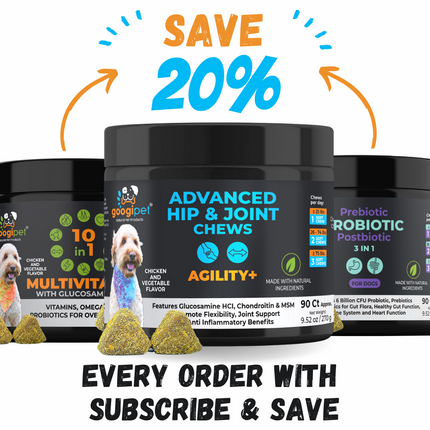 Agility+ Advanced Hip and Joint Chews for Dogs