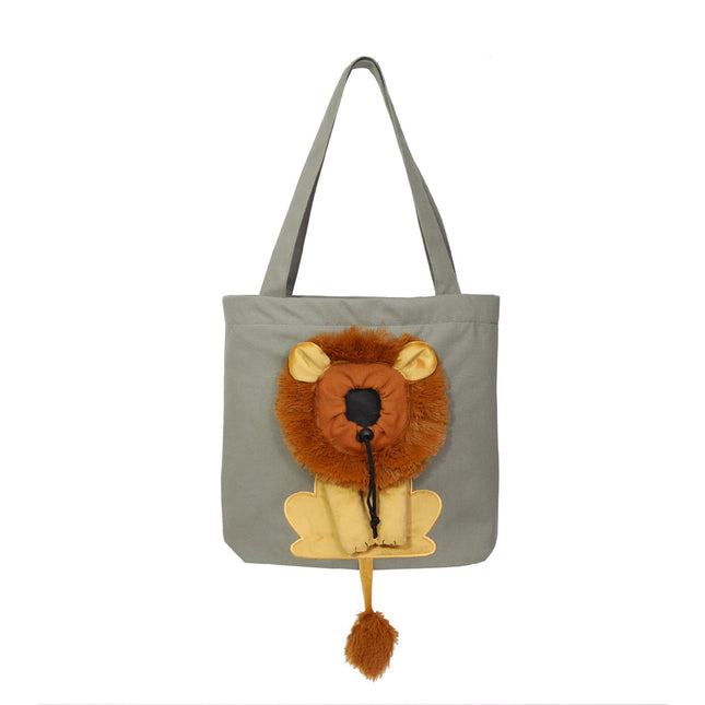 Lion Design Soft Pet Carrier Handbag