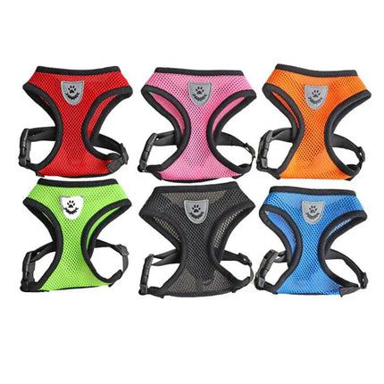 Adjustable Reflective Pet Harness with Leash