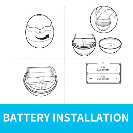 Modern Cat - Dinosaur Egg Spinner Cat Toy