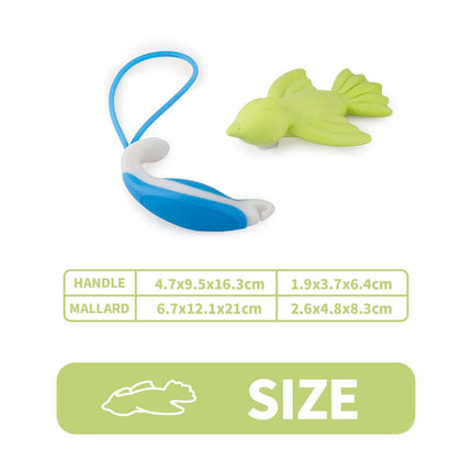 Mallard Interactive Dog Toy with Slingshot