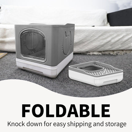 Go Fresh-  Portable Foldable Cat Litter Box
