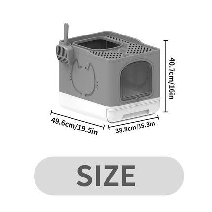 Go Fresh-  Portable Foldable Cat Litter Box