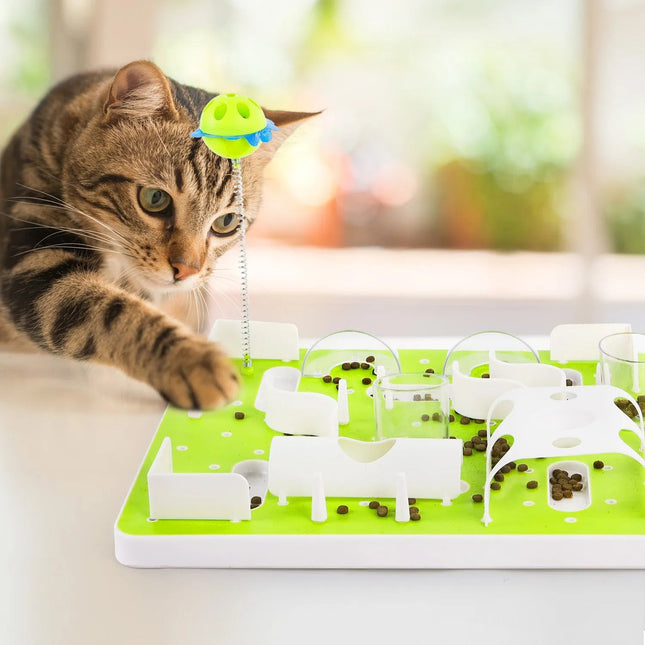 Interactive Food Puzzles For Cats