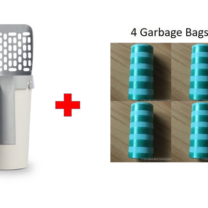 Storage Box Integrated Cat Litter Shovel