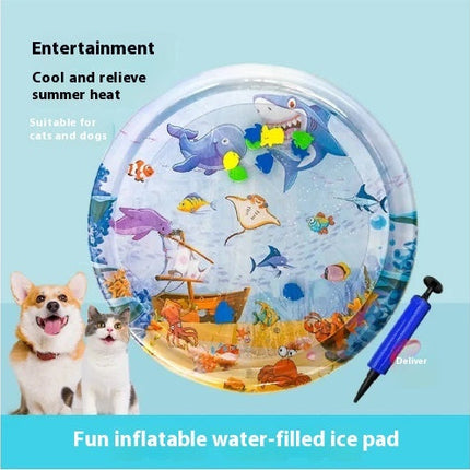 Summer Cooling Inflatable Pet Water Mat