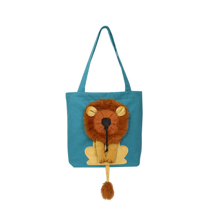 Lion Design Soft Pet Carrier Handbag