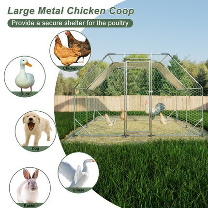 10x13 Foot Flat Top Chicken Coop - LITTLE PAW