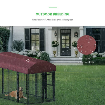 12 Pieces Square Tube Wire Running Cage Black Running Cage Single Door - LITTLE PAW