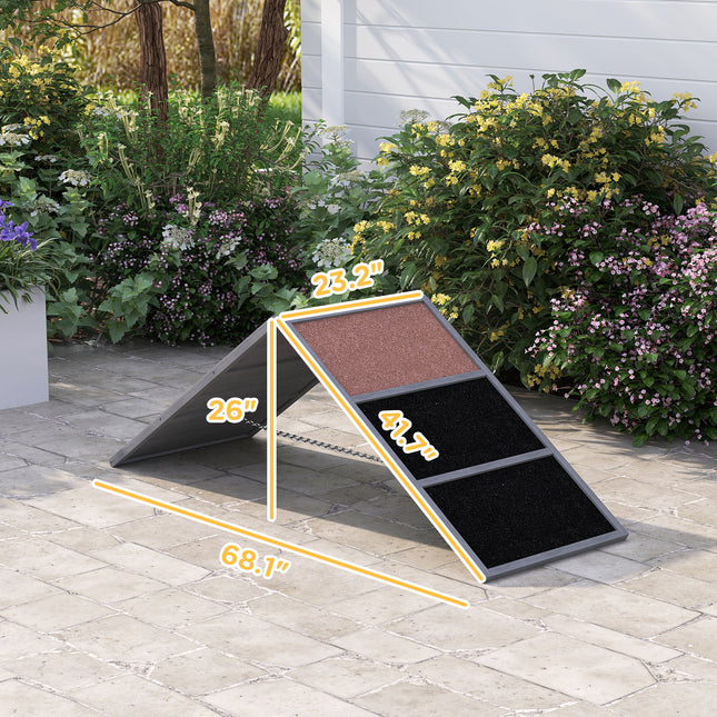 Dog Agility Equipment Ramp with Non-slip Surface