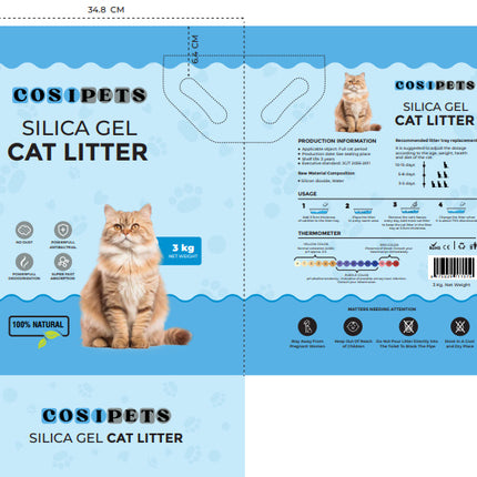 Silicone Indicator Cat Litter