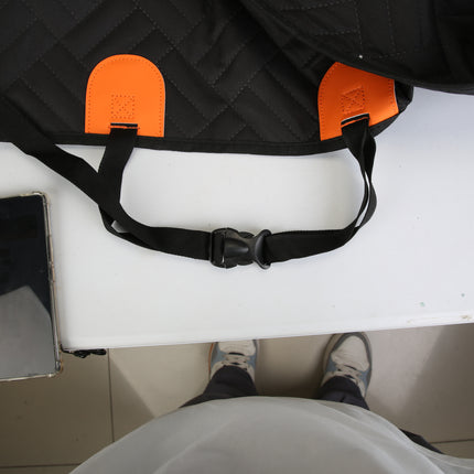 1Pc Dog Car Seat Cover For Back Seat Waterproof Oxford Cloth Seat Cover Hammock Non-Slip Scratchproof Back Seat Extender With Side Flap Mesh Window Storage Bag For Car SUV Truck