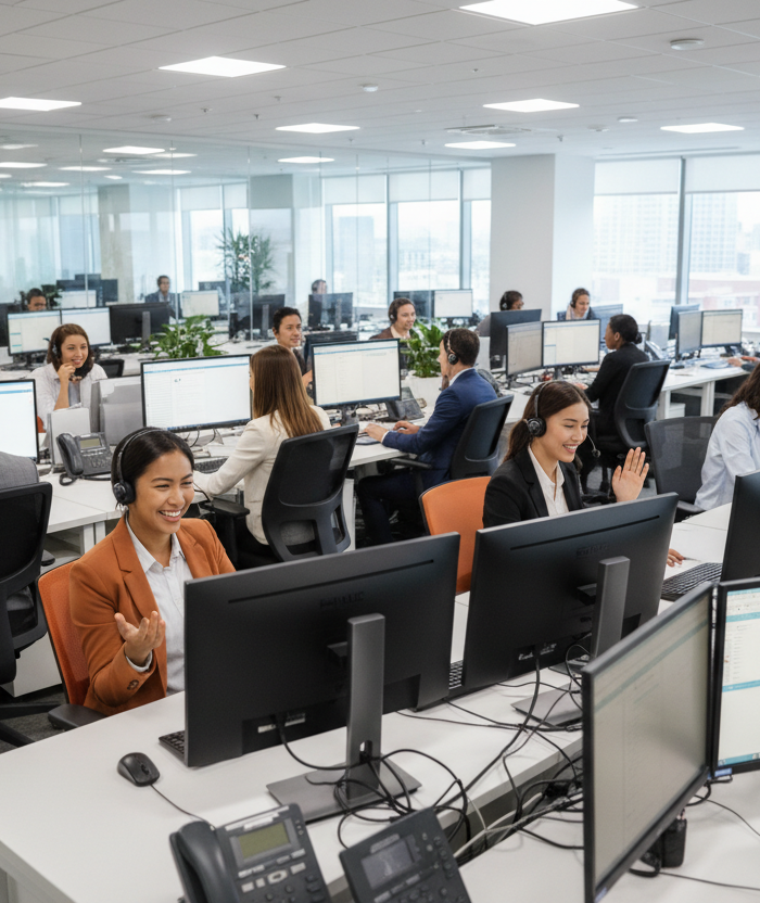 call center people photo