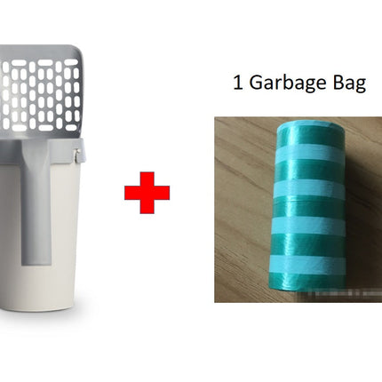 Storage Box Integrated Cat Litter Shovel