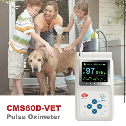 Contec Veterinary Color Display CMS60D-VET Pulse Oximeter Spo2 Probe PR Monitor