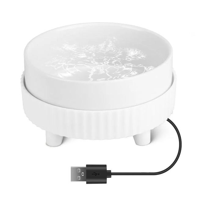 Heated Water Bowl For Dogs And Cats Ceramic Heated Pet Water Bowl Food Warmer USB Powered Thermal Pet Bowl Provide Fresh Non Freezing Drinkable Water In Winter