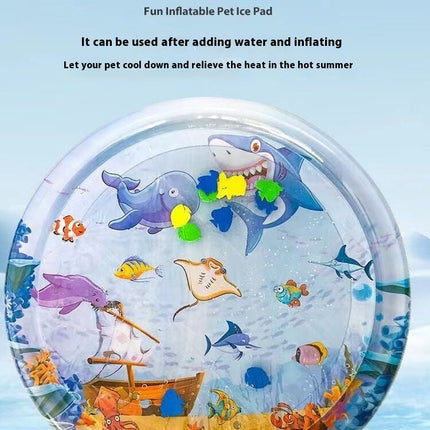 Summer Cooling Inflatable Pet Water Mat