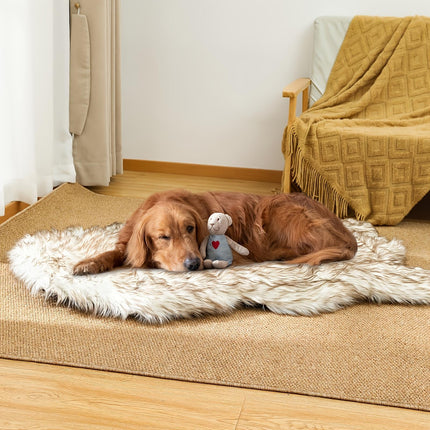 Luxury Faux Fur 5 Inches Thick Super Soft Memory Foam Dog Bed With Soft Removable Please Note That This Product Is Shipped By Yourself For The Average Shipping Cost