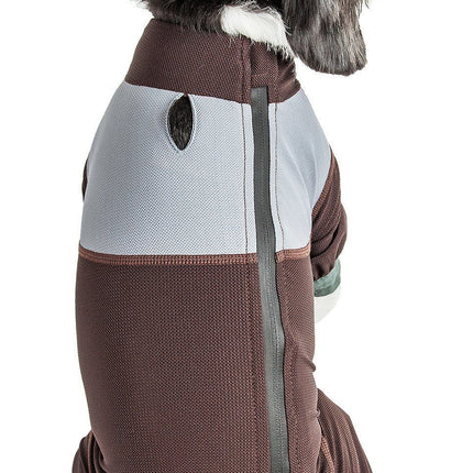 Dog Helios ® 'Tail Runner' Lightweight 4-Way-Stretch Breathable Yoga Dog Tracksuit
