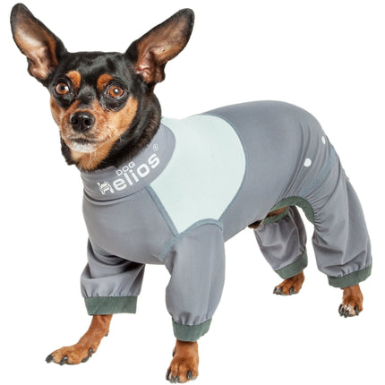 Dog Helios ® 'Tail Runner' Lightweight 4-Way-Stretch Breathable Yoga Dog Tracksuit