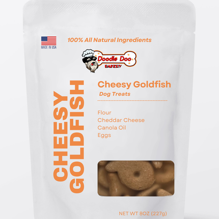 Homemade Dog Treats - Cheesy Goldfish 1/2lb
